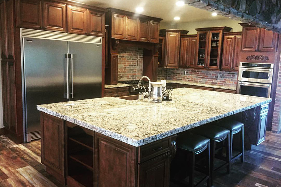 dark-brown-crystal-cabinets-installed-at-kitchen-caldwell-id