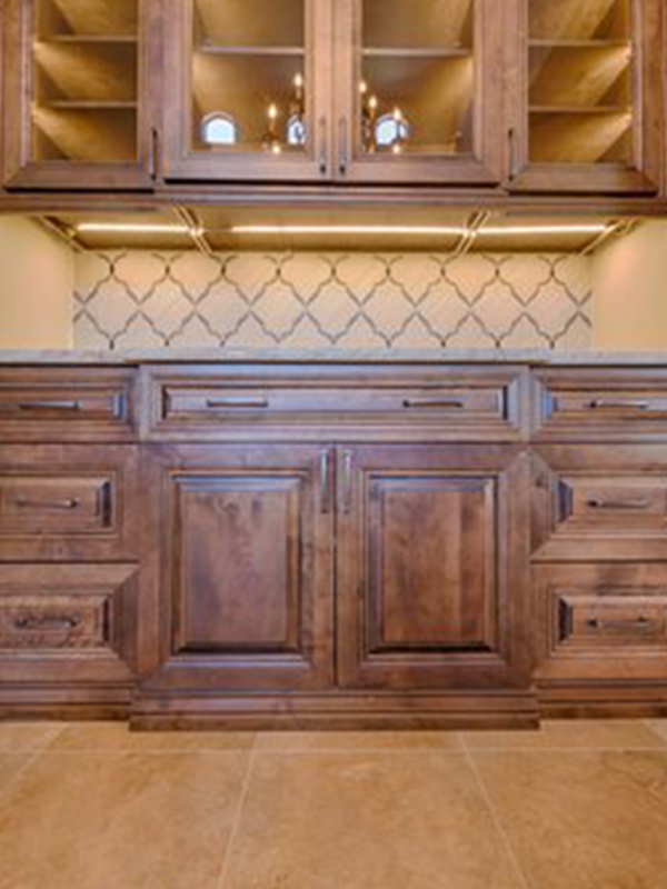 raised-panel-cabinet-doors-installed-at-house-living-room-caldwell-id
